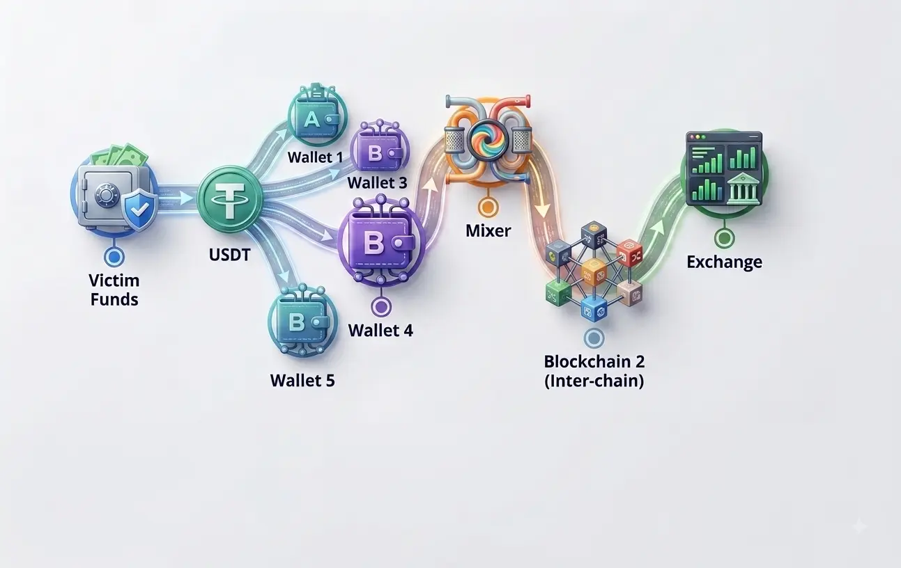 Crypto wallet UAE tracking and fraud trail